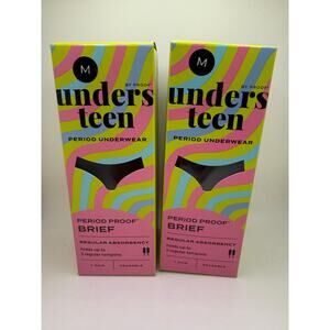 NEW Proof Unders Teen Period Underwear Size M 2pk